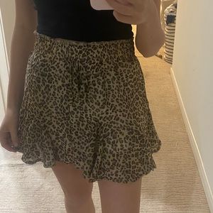 Cheers print skirt